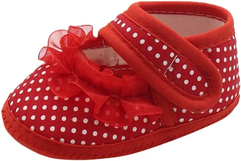 Baby Shoes for Boys Girls Sneakers Causal Anti-Slip Sole Walking Shoes Summer Princess Shoes Trainers (Red, 12)