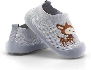 Baby Toddler Trainers Infant Sneakers Breathable Soft Sole Non Slip Toddler Boys Girls Shoes First Walking Shoes 6 9 12 18 24 Months