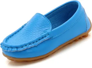 Boys Girls Loafers Soft Slip On Oxford Dress Flats Kids Toddler Casual Boat Shoes School Uniform Dress Shoes Girls
