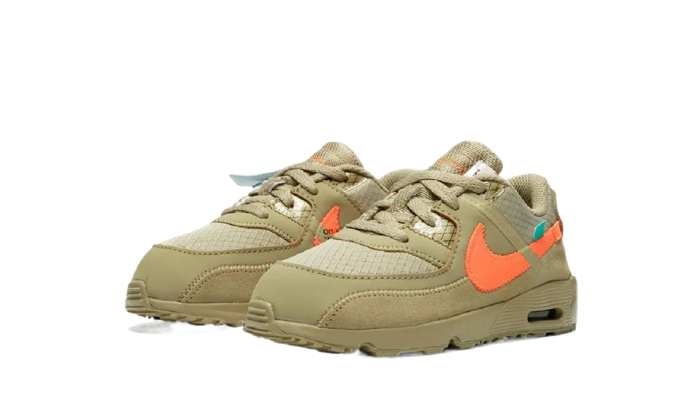 Nike Air Max 90 "Off-White - Desert Ore" (Infant & Kids)