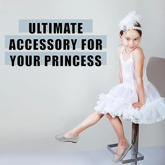 Norty Toddler Girl Fashion Ballerina Ballet Slip-on Flat Shoe - Runs One Size Small