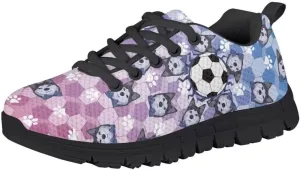 Pinupub Kids Casual Sports Shoes Colorful Print Comfort Breathable Slip On Sneakers for Boys Girls