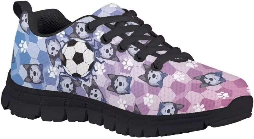 Pinupub Kids Casual Sports Shoes Colorful Print Comfort Breathable Slip On Sneakers for Boys Girls