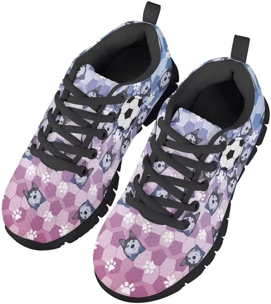 Pinupub Kids Casual Sports Shoes Colorful Print Comfort Breathable Slip On Sneakers for Boys Girls