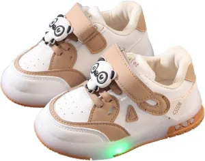 Sneakers for Girls Fashion LED Sneakers Kids Youth LED Shoes Low-Top Light Up Shoes for Girls Boys USB Charging Shoes Child