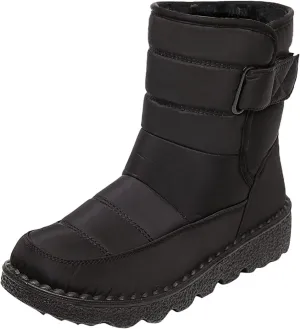 Snow Boots for Women WaterproofMid Calf Boots Women Girls Snow Winter Short Shoes for Women Outdoor Boots Warm