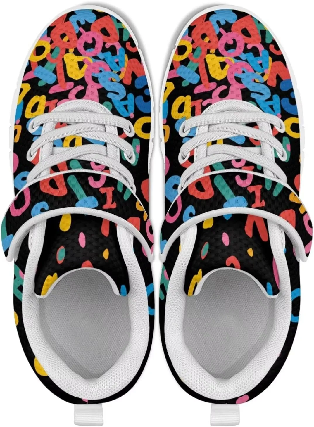 SYtrade Sneaker for Girls School Single Buckle Sports Gym Shoes White Sole