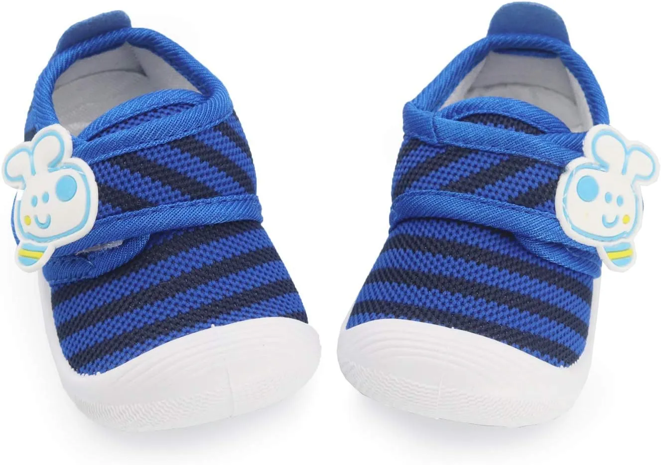 WILLFUN Toddler Squeaky Shoes Baby Boy Girl First-Walking Sneakers Infant Soft Sole Little Kid Trainers for 0-3-Year-old First Walkers